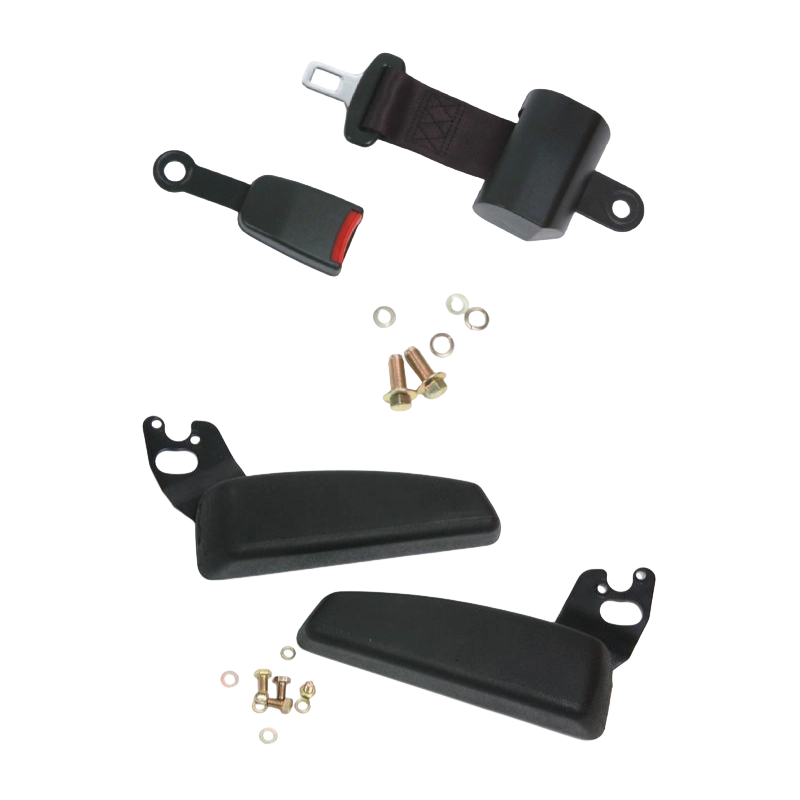 BF1-1 Holdbart ergonomisk certificeret gaffeltrucksæde til forbrændingsgaffeltrucks med sort vinyl