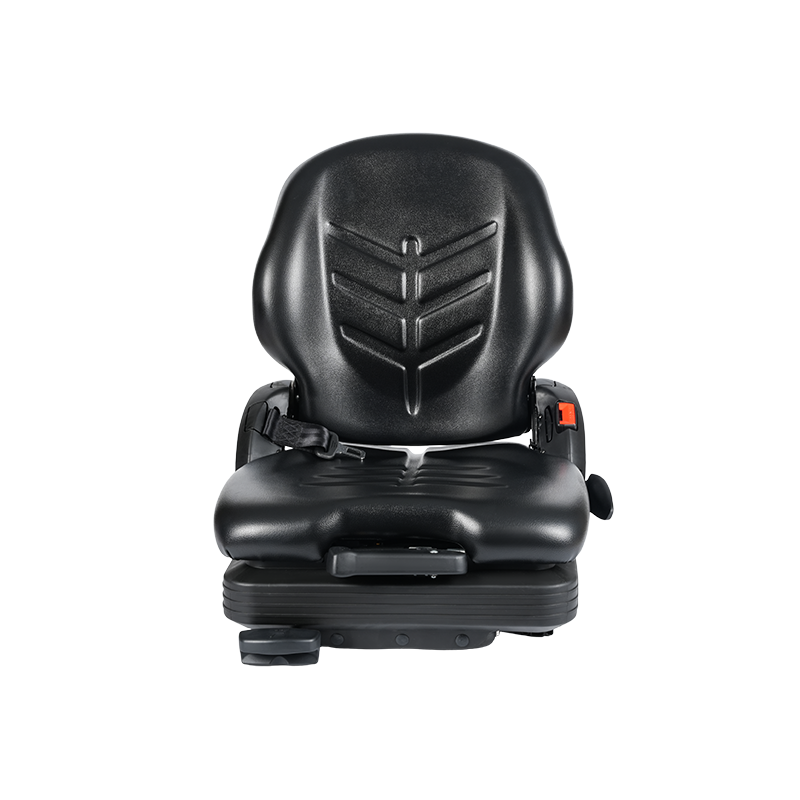 BF16 lavprofil vinyl erstatning mekanisk affjedret sæde til materialehåndtering gaffeltruck udstyr - sort med EN13490 IT1+IT2