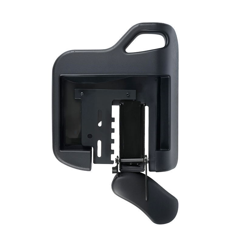 BF3 Enkeltstøbt polyurethan miljøvenligt sæde med køretøjsformet design | Omkostningseffektiv slidbestandig version til stå-på rækkevidde gaffeltrucks