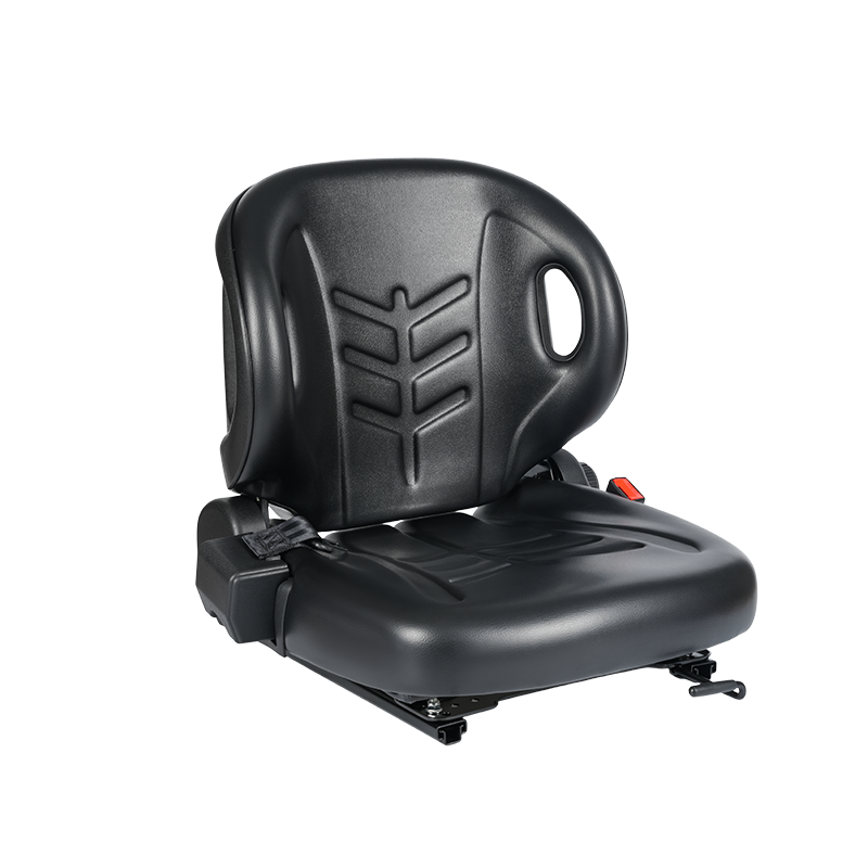 BF2-2 Universa elektrisk stabler førersæde - vandtæt sort coated 4-vejs strækstof PVC med OPS sensorkontakt og justerbart ryglæn Kompatibel med Hangcha, Toyota