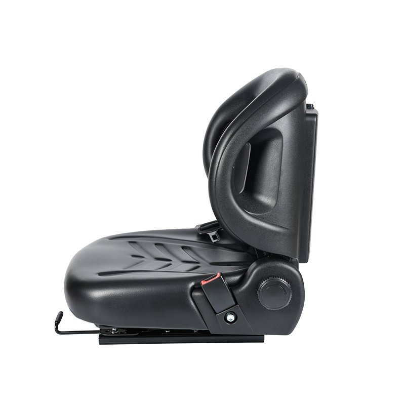 BF2-2 Universal Fit Flatbed sæde til lufthavnstraktorer med 60° tilbagelæning, optrækkelig sikkerhedssele og Doc Box