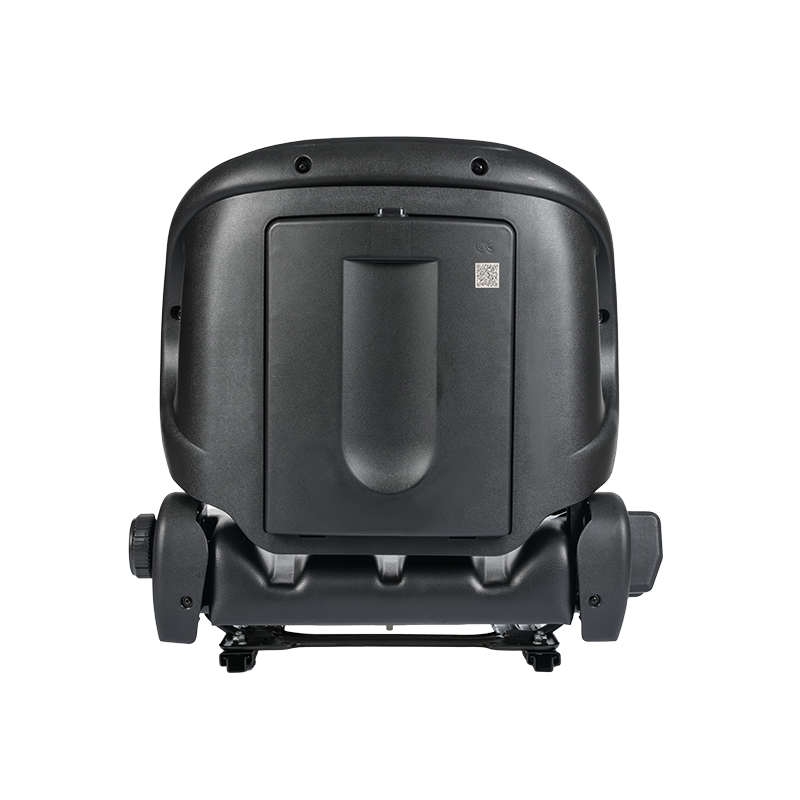 BF2-2 Universal Fit Flatbed sæde til lufthavnstraktorer med 60° tilbagelæning, optrækkelig sikkerhedssele og Doc Box